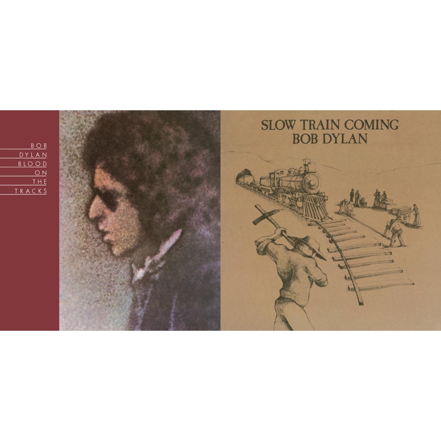 Blood On The Tracks (150G/Dl Insert) & Slow Train Coming (150G/Dl Card)