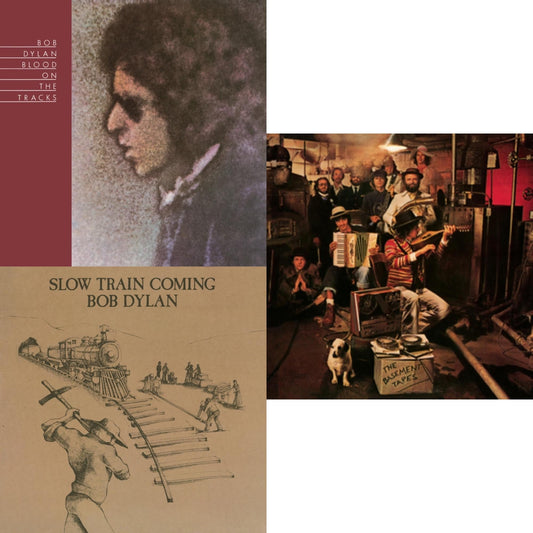 Blood On The Tracks (150G/Dl Insert) & Slow Train Coming (150G/Dl Card) & Basement Tapes