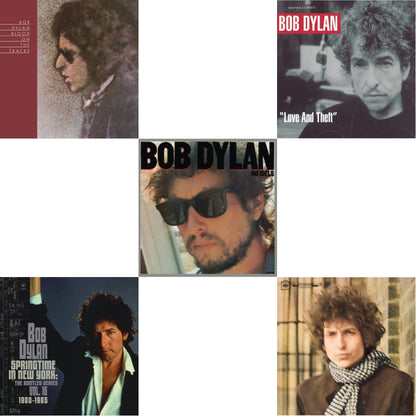 This is a 5 LP Vinyl SKU bundle.
1.This LP Vinyl is brand new.Format: LP VinylMusic Style: Folk RockThis item's title is: Infidels (150G/Dl Insert)Artist: Bob DylanLabel: LEGACY/ COLUMBIABarcode: 190758469515Release Date: 9/6/2019
2.This LP Vinyl is brand new.