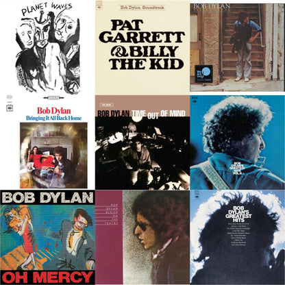 Planet Waves (150G LP Vinyl/Dl) & Pat Garrett & Billy The Kid (150G LP Vinyl/Dl) & Street-Legal (150G LP Vinyl/Dl) & Bringing It All Back Home & Time Out Of Mind (2LP) & Greatest Hits Vol. Ii (2LP) & Oh Mercy & Blood On The Tracks