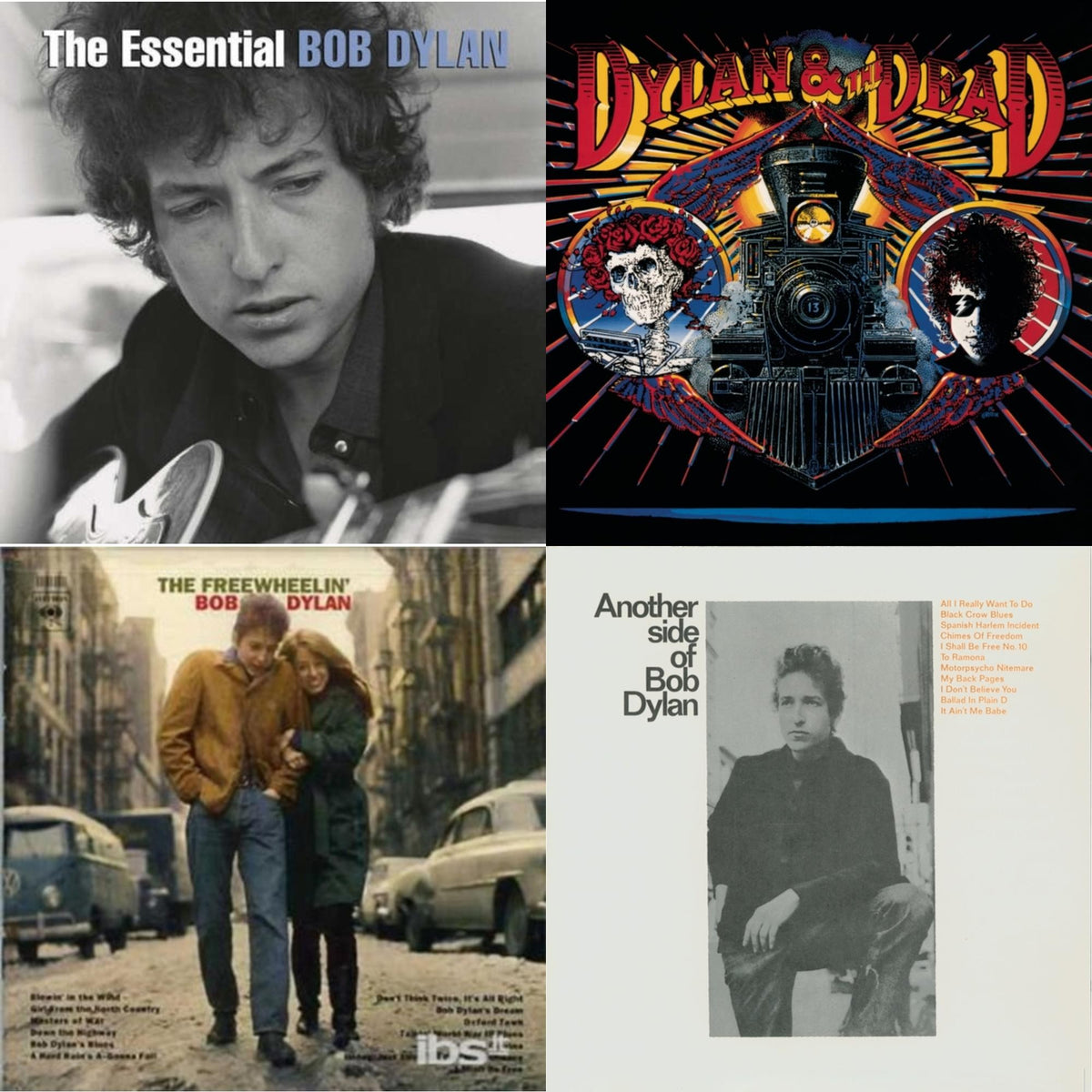 Freewheelin Bob Dylan & Another Side Of Bob Dylan & Dylan & The Dead & Essential Bob Dylan