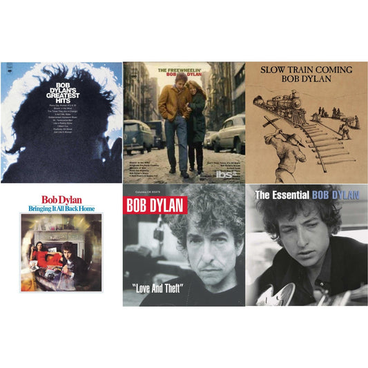 Greatest Hits Vol.1 & Freewheelin Bob Dylan & Slow Train Coming & Bringing It All Back Home & Love & Theft & Essential Bob Dylan
