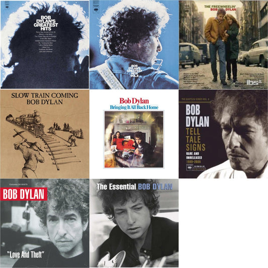 Greatest Hits Vol.1 & Greatest Hits Vol.2 & Freewheelin Bob Dylan & Slow Train Coming & Bringing It All Back Home & Tell Tale Signs: Bootleg Series Vol.8 & Love & Theft & Essential Bob Dylan