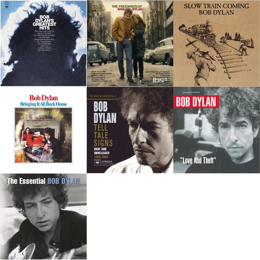 Greatest Hits Vol.1 & Freewheelin Bob Dylan & Slow Train Coming & Bringing It All Back Home & Tell Tale Signs: Bootleg Series Vol.8 & Love & Theft & Essential Bob Dylan