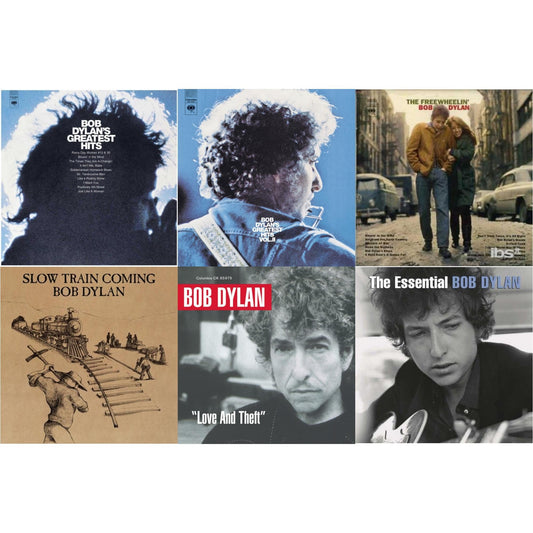 Greatest Hits Vol.1 & Greatest Hits Vol.2 & Freewheelin Bob Dylan & Slow Train Coming & Love & Theft & Essential Bob Dylan