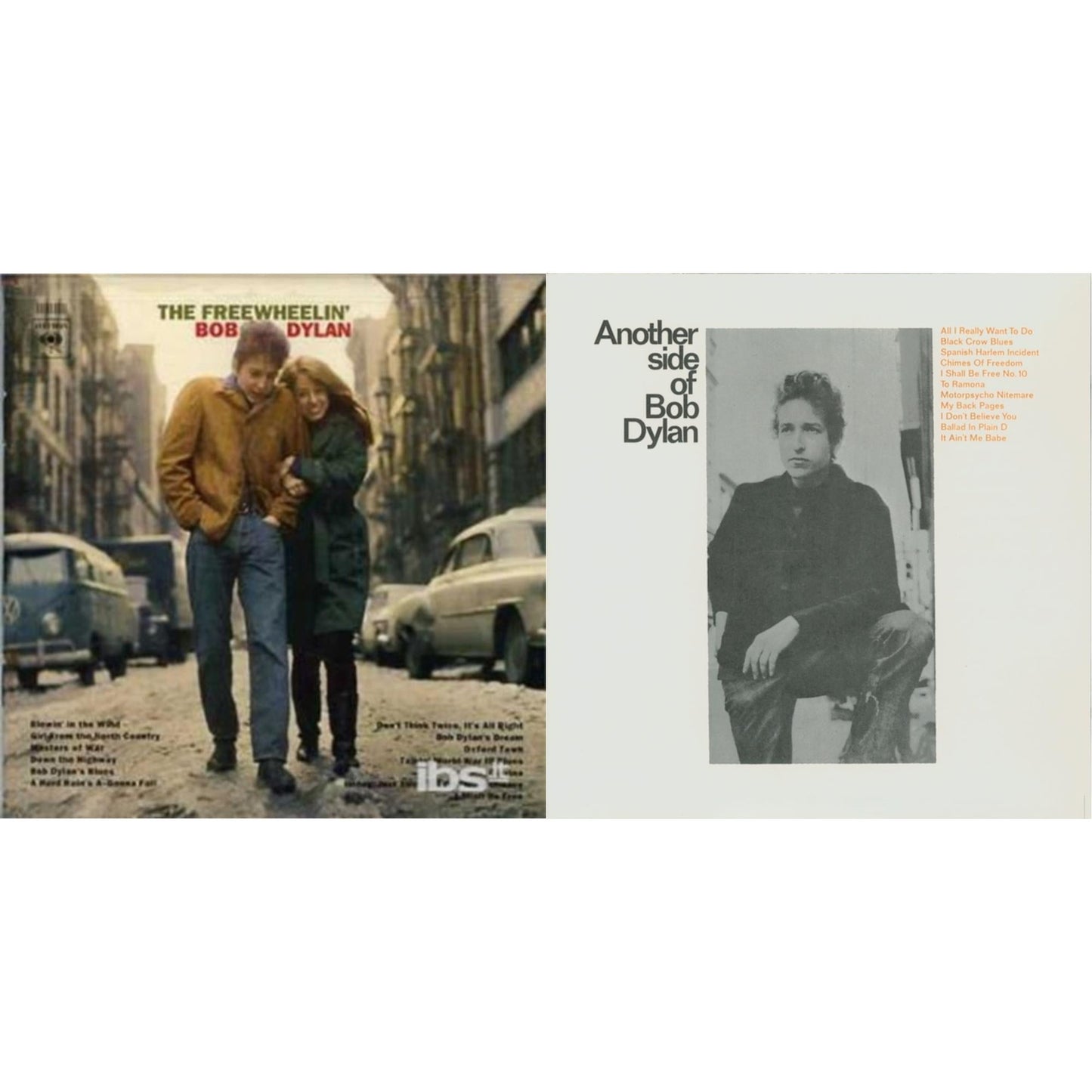 This is a 2 CD SKU bundle.
1.This CD is brand new.Format: CDMusic Style: FolkThis item's title is: Freewheelin Bob DylanArtist: Bob DylanLabel: LEGACYBarcode: 827969239629Release Date: 6/1/2004
2.This CD is brand new.