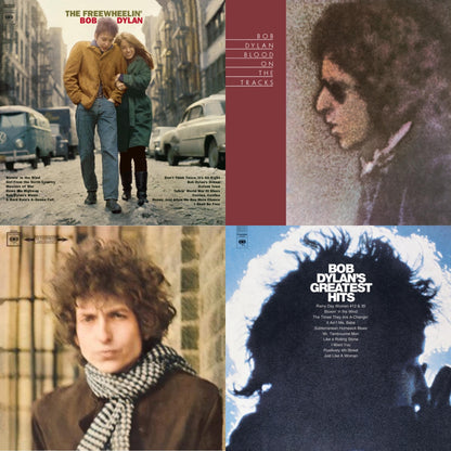 Blood On The Tracks (150G/Dl Insert) & Blonde On Blonde & Freewheelin Bob Dylan (140G/Dl Code) & Greatest Hits (150G/Dl Card)