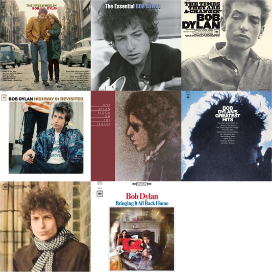 This is a 8 LP Vinyl SKU bundle.
1.This LP Vinyl is brand new.Format: LP VinylMusic Style: Folk RockThis item's title is: Blood On The Tracks (150G/Dl Insert)Artist: Bob DylanLabel: LEGACY/ COLUMBIABarcode: 190759506615Release Date: 6/28/2019
2.This LP Vinyl is brand new.