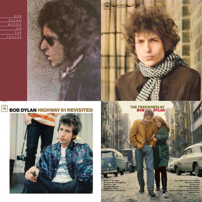 Blood On The Tracks (150G/Dl Insert) & Blonde On Blonde & Highway 61 Revisited & Freewheelin Bob Dylan (140G/Dl Code)