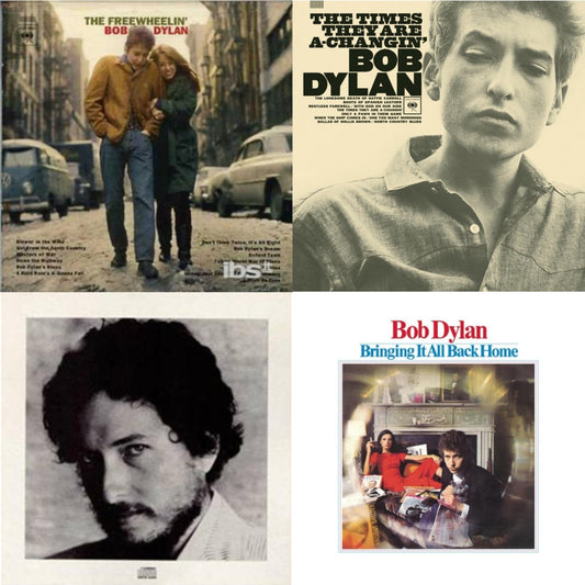 Freewheelin Bob Dylan & Bringing It All Back Home & Times They Are A-Changin & New Morning