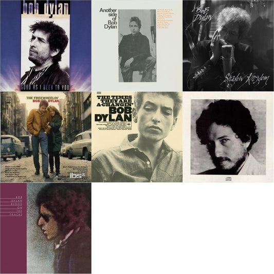 Shadow Kingdom & Freewheelin Bob Dylan & Blood On The Tracks & Times They Are A-Changin & New Morning & Good As I Been To You & Another Side Of Bob Dylan