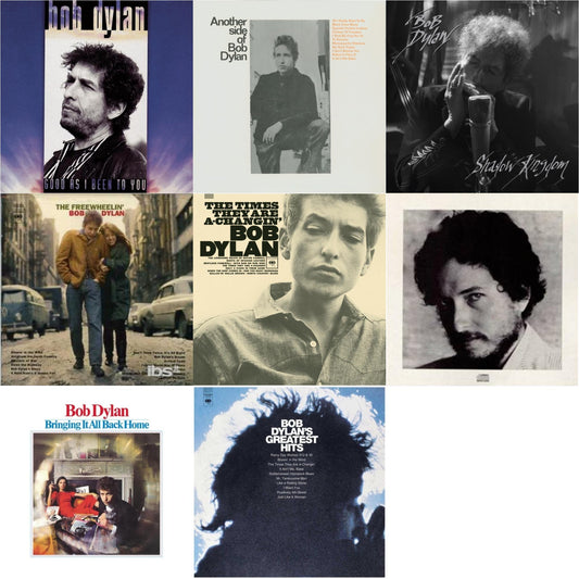 Greatest Hits Vol.1 & Shadow Kingdom & Freewheelin Bob Dylan & Bringing It All Back Home & Times They Are A-Changin & New Morning & Good As I Been To You & Another Side Of Bob Dylan