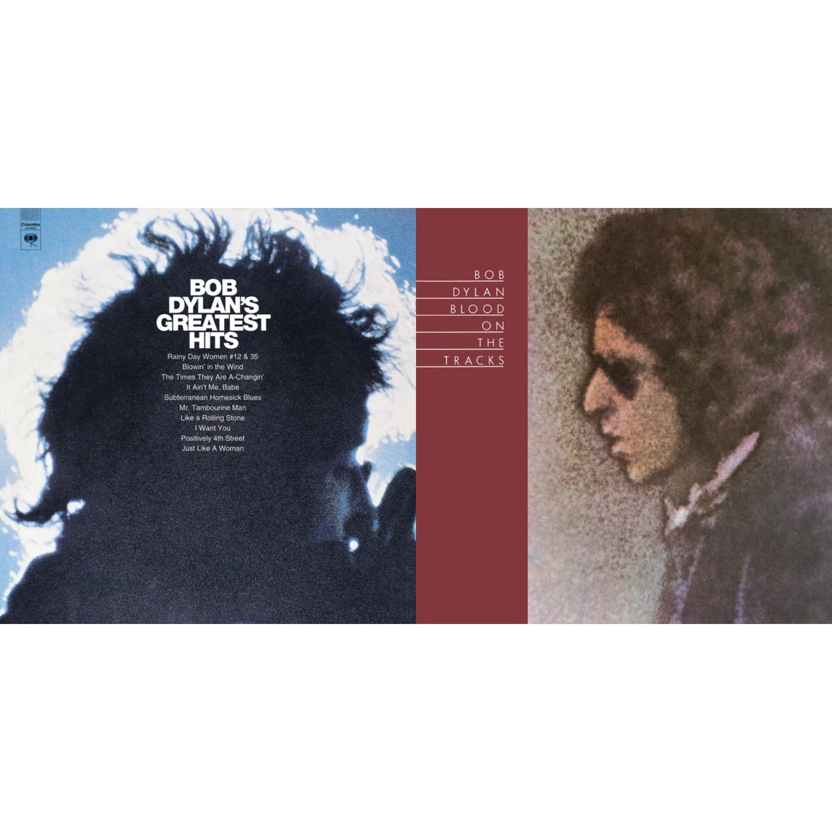 Bob Dylan - Blood On The Tracks (150G/Dl Insert) & Greatest Hits (150G/Dl Card) - LP Vinyl Bundle