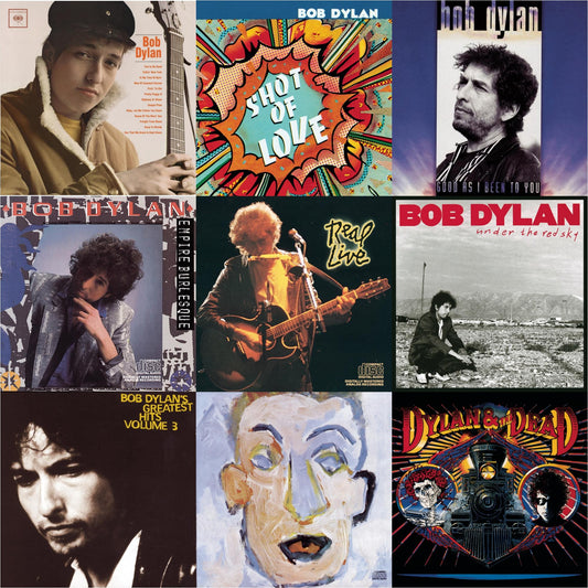 Bob Dylan & Shot Of Love & Good As I Been To You & Empire Burlesque & Real Live & Under The Red Sky & Greatest Hits Vol.3 & Self Portrait & Dylan & The Dead