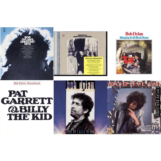 Greatest Hits Vol.1 & John Wesley Harding & Bringing It All Back Home & Pat Garrett & Billy The Kid & Good As I Been To You & Empire Burlesque