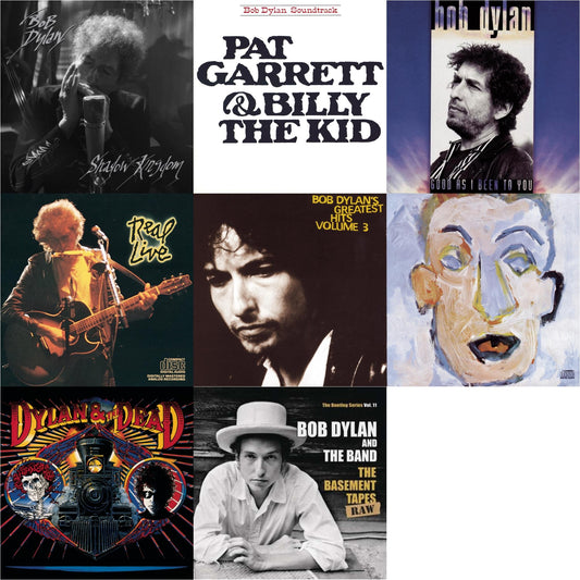 Shadow Kingdom & Pat Garrett & Billy The Kid & Good As I Been To You & Real Live & Greatest Hits Vol.3 & Self Portrait & Dylan & The Dead & Basement Tapes Raw: The Bootleg Series Vol.11