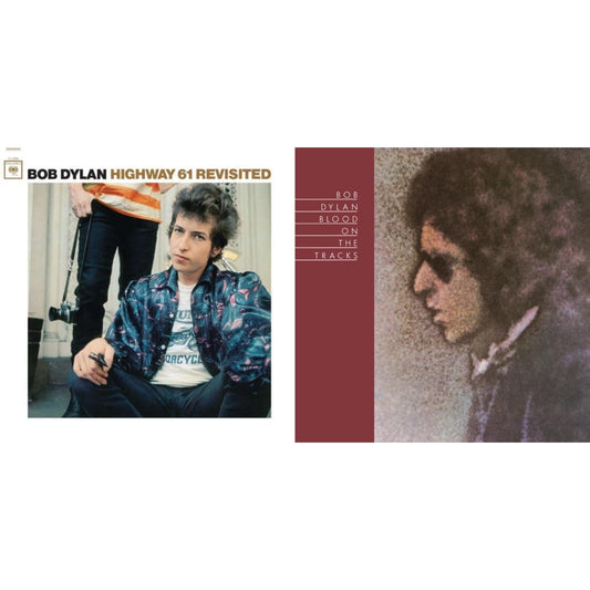 Bob Dylan - Blood On The Tracks (150G/Dl Insert) & Highway 61 Revisited - LP Vinyl Bundle