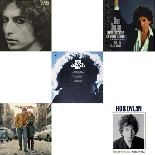 Springtime In New York: The Bootleg Series Vol. 16 (1980-1985) (2LP) & Mixing Up The Medicine & Hard Rain (150G/Dl Card) & Freewheelin Bob Dylan (140G/Dl Code) & Greatest Hits (150G/Dl Card)