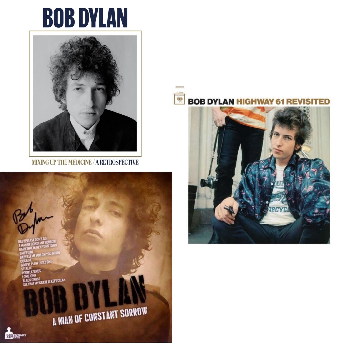 Mixing Up The Medicine & Man Of Constant Sorrow & Highway 61 Revisited