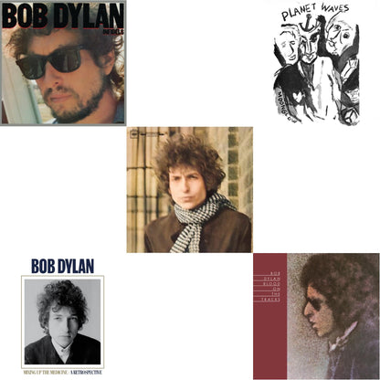 This is a 5 LP Vinyl SKU bundle.
1.This LP Vinyl is brand new.Format: LP VinylMusic Style: Folk RockThis item's title is: Infidels (150G/Dl Insert)Artist: Bob DylanLabel: LEGACY/ COLUMBIABarcode: 190758469515Release Date: 9/6/2019
2.This LP Vinyl is brand new.