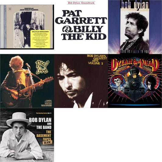 John Wesley Harding & Pat Garrett & Billy The Kid & Good As I Been To You & Real Live & Greatest Hits Vol.3 & Dylan & The Dead & Basement Tapes Raw: The Bootleg Series Vol.11