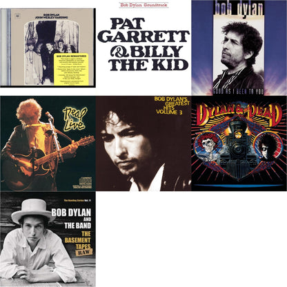 John Wesley Harding & Pat Garrett & Billy The Kid & Good As I Been To You & Real Live & Greatest Hits Vol.3 & Dylan & The Dead & Basement Tapes Raw: The Bootleg Series Vol.11