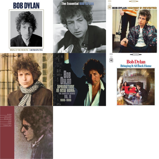 Blood On The Tracks (150G/Dl Insert) & Springtime In New York: The Bootleg Series Vol. 16 (1980-1985) (2LP) & Bringing It All Back Home & Highway 61 Revisited & Blonde On Blonde & Mixing Up The Medicine & Essential Bob Dylan
