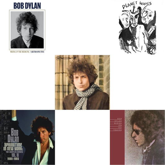 Planet Waves (150G LP Vinyl/Dl) & Blood On The Tracks (150G/Dl Insert) & Springtime In New York: The Bootleg Series Vol. 16 (1980-1985) (2LP) & Blonde On Blonde & Mixing Up The Medicine