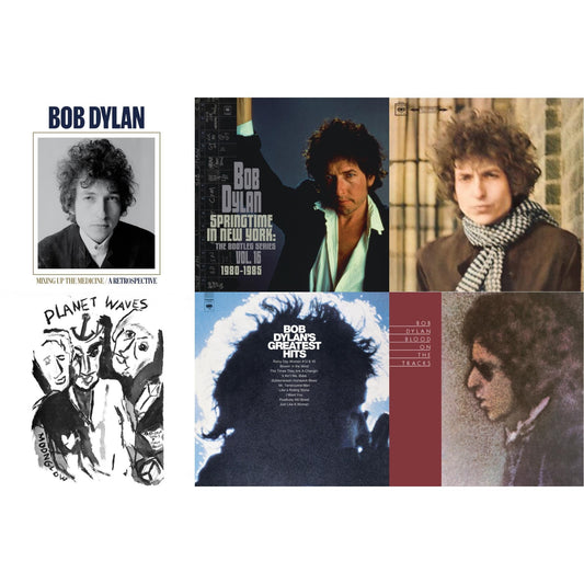Planet Waves (150G LP Vinyl/Dl) & Blood On The Tracks (150G/Dl Insert) & Springtime In New York: The Bootleg Series Vol. 16 (1980-1985) (2LP) & Blonde On Blonde & Mixing Up The Medicine & Greatest Hits (150G/Dl Card)