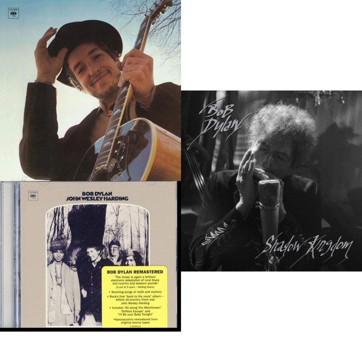 Shadow Kingdom & Nashville Skyline & John Wesley Harding