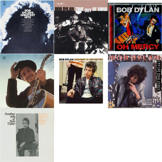 Greatest Hits Vol.1 & Time Out Of Mind & Oh Mercy & Nashville Skyline & Highway 61 Revisited & Empire Burlesque & Another Side Of Bob Dylan