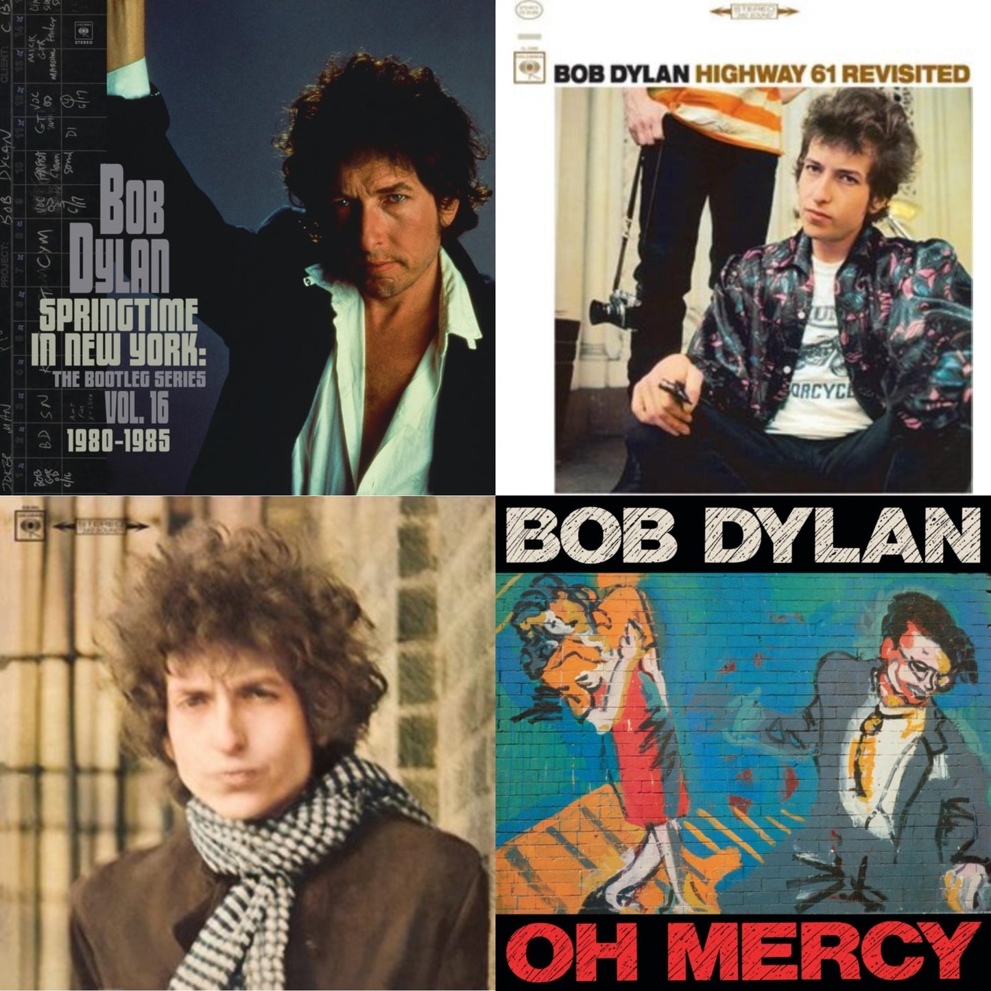Springtime In New York: The Bootleg Series Vol. 16 (1980-1985) (2LP) & Highway 61 Revisited & Blonde On Blonde & Oh Mercy