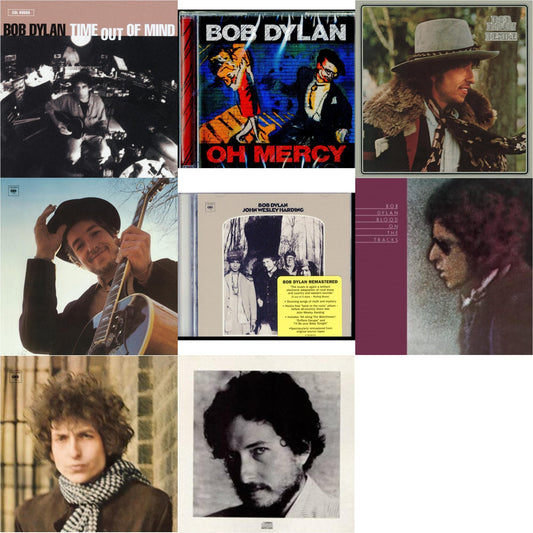 Time Out Of Mind & Oh Mercy & Desire & Nashville Skyline & John Wesley Harding & Blood On The Tracks & Blonde On Blonde & New Morning