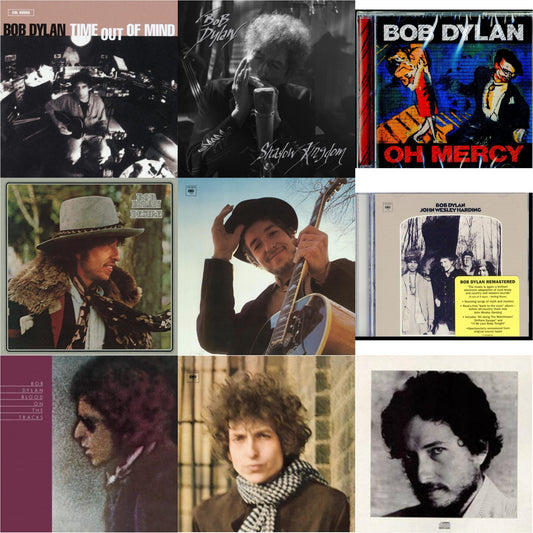 Time Out Of Mind & Shadow Kingdom & Oh Mercy & Desire & Nashville Skyline & John Wesley Harding & Blood On The Tracks & Blonde On Blonde & New Morning