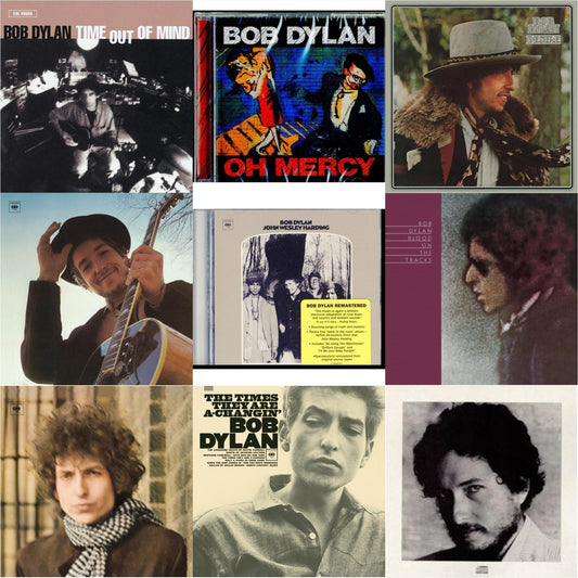 Time Out Of Mind & Oh Mercy & Desire & Nashville Skyline & John Wesley Harding & Blood On The Tracks & Blonde On Blonde & Times They Are A-Changin & New Morning