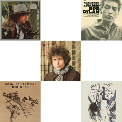 Desire & Slow Train Coming & Blonde On Blonde & Times They Are A-Changin & Planet Waves