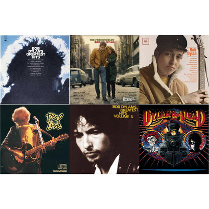 Greatest Hits Vol.1 & Freewheelin Bob Dylan & Bob Dylan & Real Live & Greatest Hits Vol.3 & Dylan & The Dead