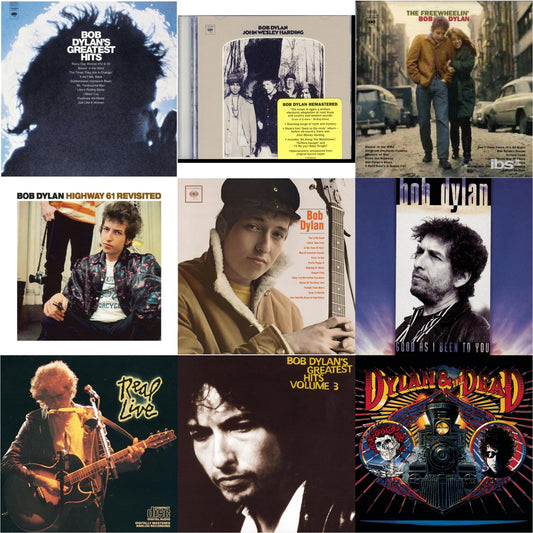Greatest Hits Vol.1 & John Wesley Harding & Freewheelin Bob Dylan & Highway 61 Revisited & Bob Dylan & Good As I Been To You & Real Live & Greatest Hits Vol.3 & Dylan & The Dead