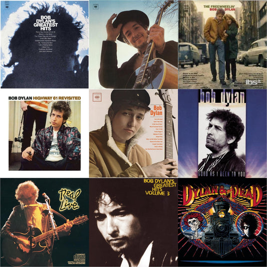 Greatest Hits Vol.1 & Nashville Skyline & Freewheelin Bob Dylan & Highway 61 Revisited & Bob Dylan & Good As I Been To You & Real Live & Greatest Hits Vol.3 & Dylan & The Dead