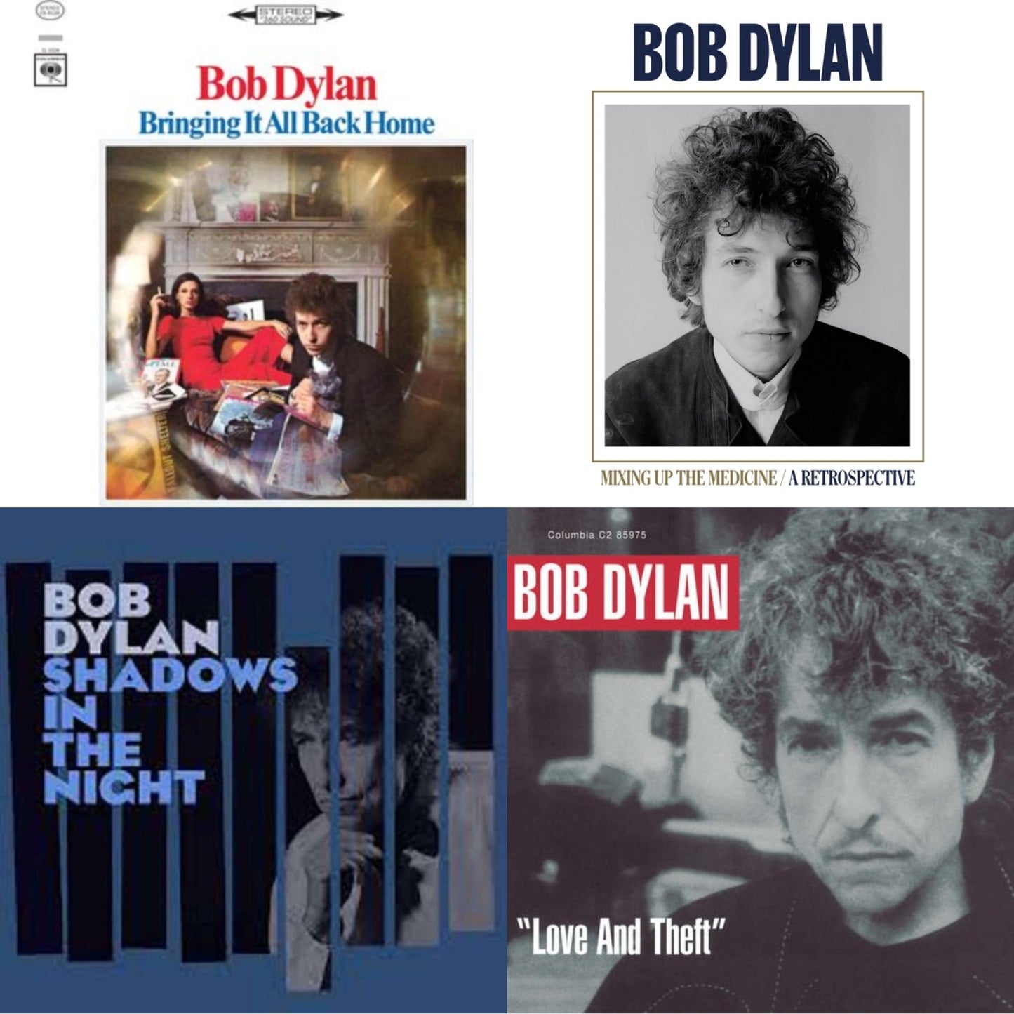 Bringing It All Back Home & Mixing Up The Medicine & Shadows In The Night (LP/CD/180G) & Love And Theft (2LP/150G/Dl Card)