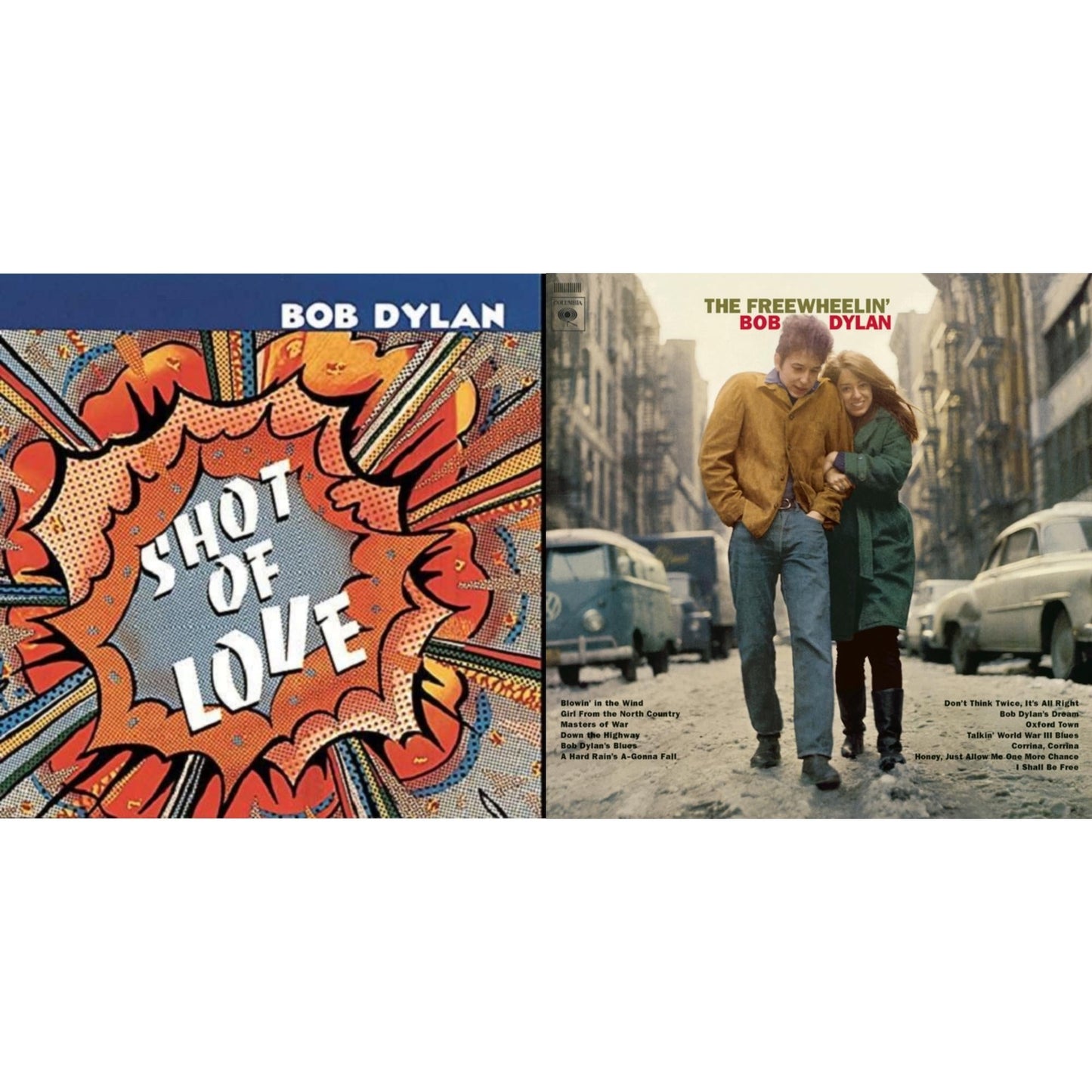 Shot Of Love (150G/Dl Card) & Freewheelin Bob Dylan (140G/Dl Code)