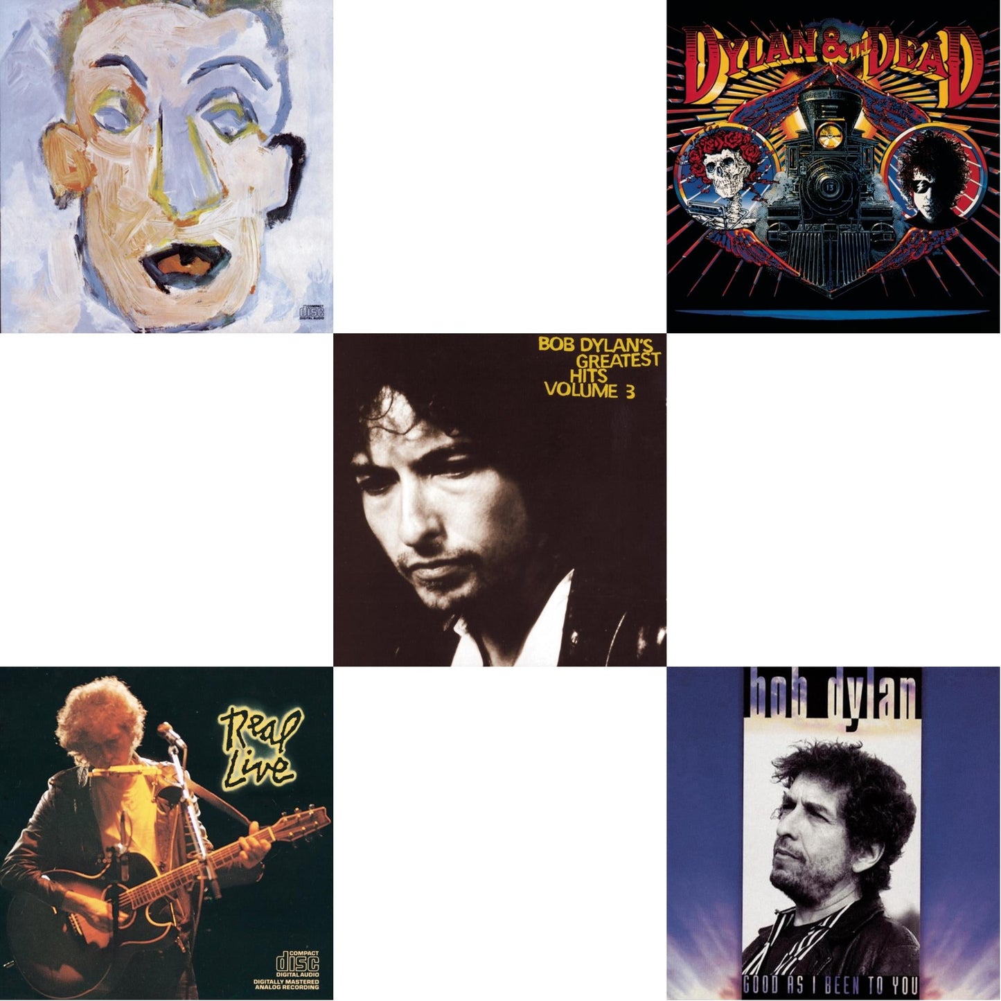 Good As I Been To You & Real Live & Greatest Hits Vol.3 & Self Portrait & Dylan & The Dead