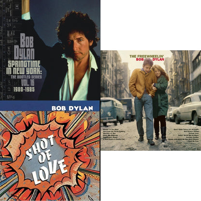 Springtime In New York: The Bootleg Series Vol. 16 (1980-1985) (2LP) & Shot Of Love (150G/Dl Card) & Freewheelin Bob Dylan (140G/Dl Code)