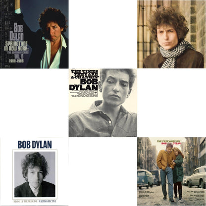 Springtime In New York: The Bootleg Series Vol. 16 (1980-1985) (2LP) & Mixing Up The Medicine & Times They Are A-Changin (Mono) & Blonde On Blonde & Freewheelin Bob Dylan (140G/Dl Code)