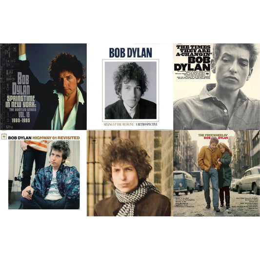 Springtime In New York: The Bootleg Series Vol. 16 (1980-1985) (2LP) & Mixing Up The Medicine & Times They Are A-Changin (Mono) & Highway 61 Revisited & Blonde On Blonde & Freewheelin Bob Dylan (140G/Dl Code)