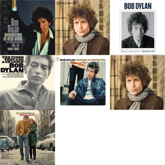 Springtime In New York: The Bootleg Series Vol. 16 (1980-1985) (2LP) & Blonde On Blonde & Mixing Up The Medicine & Times They Are A-Changin (Mono) & Highway 61 Revisited & Blonde On Blonde & Freewheelin Bob Dylan (140G/Dl Code)