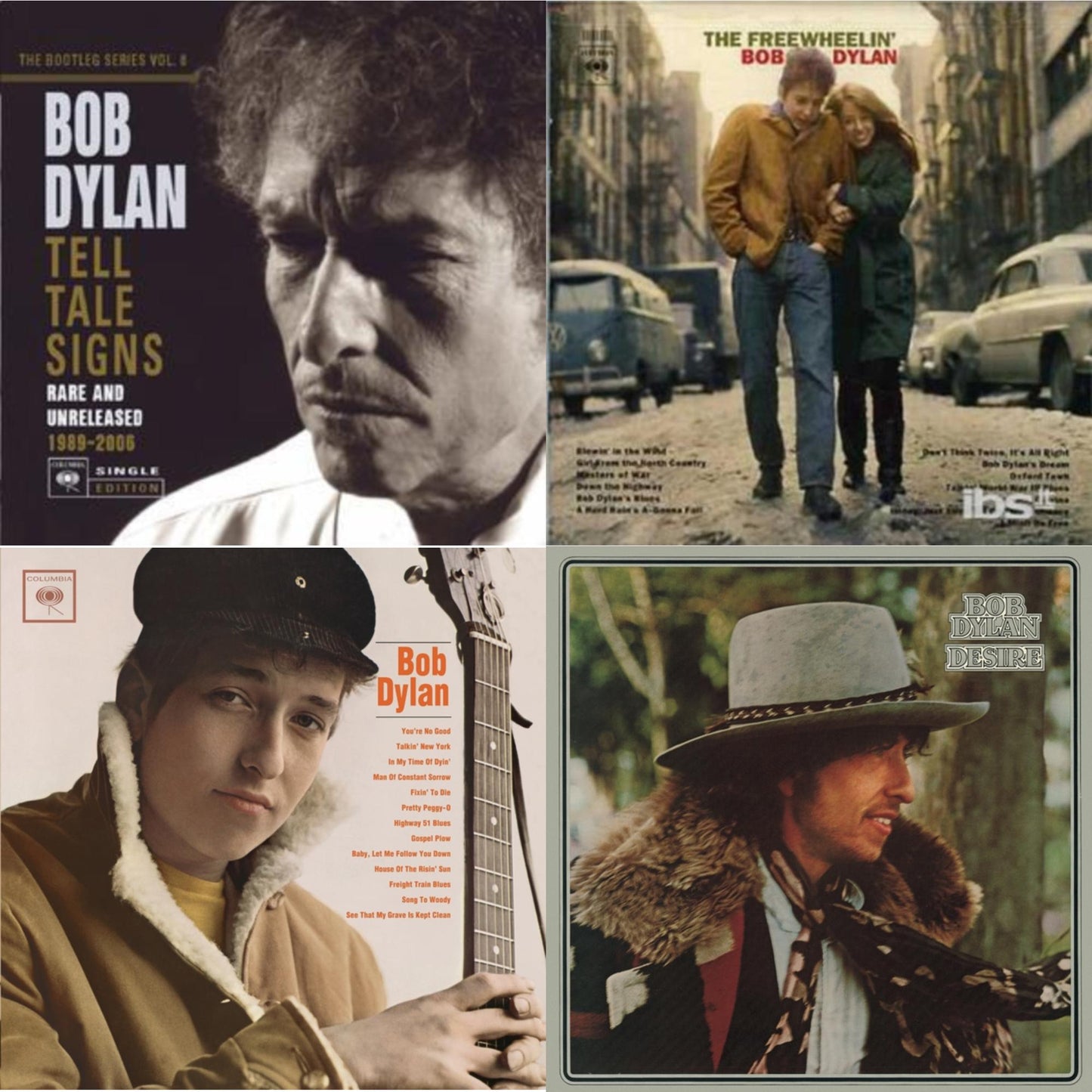 Desire & Freewheelin Bob Dylan & Bob Dylan & Tell Tale Signs: Bootleg Series Vol.8