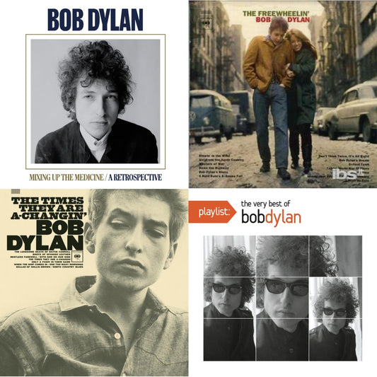 Mixing Up The Medicine & Freewheelin Bob Dylan & Times They Are A-Changin & Playlist: Very Best Of Bob Dylan
