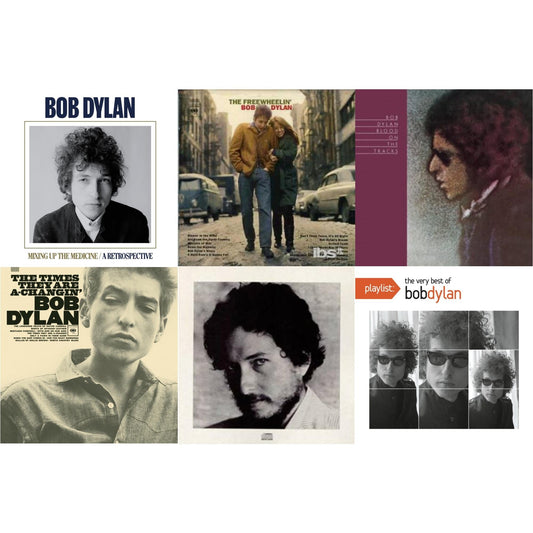 Mixing Up The Medicine & Freewheelin Bob Dylan & Blood On The Tracks & Times They Are A-Changin & New Morning & Playlist: Very Best Of Bob Dylan