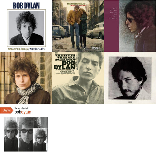 Mixing Up The Medicine & Freewheelin Bob Dylan & Blood On The Tracks & Blonde On Blonde & Times They Are A-Changin & New Morning & Playlist: Very Best Of Bob Dylan